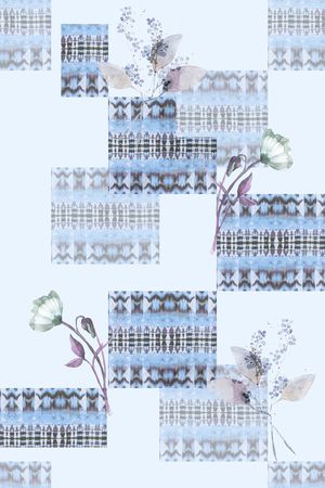 晕染肌理印花华亿平台图片