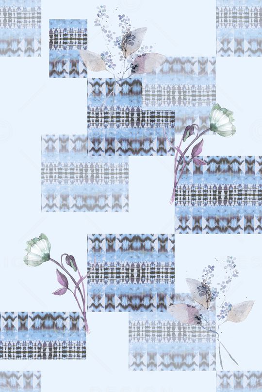 晕染肌理印花华亿平台图片