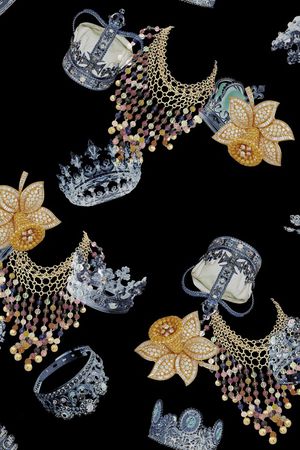 珠宝宝石印花华亿平台图片