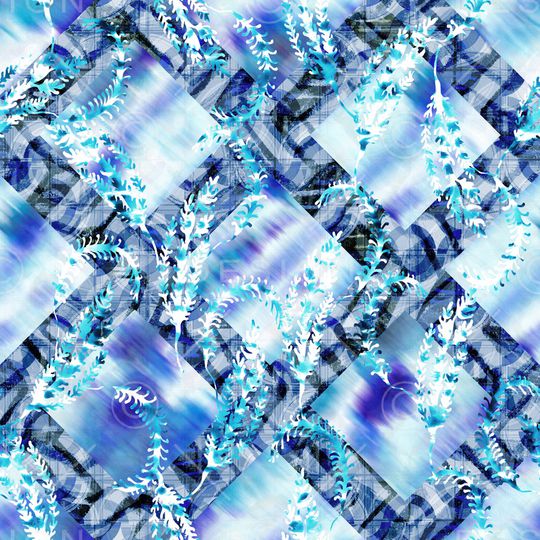 植物印花华亿平台图片