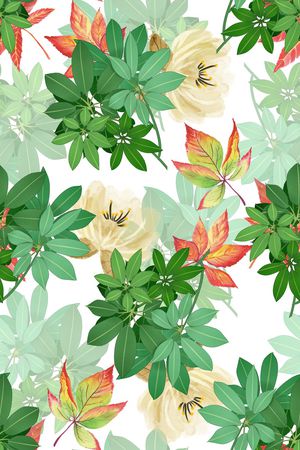 植物印花华亿平台图片