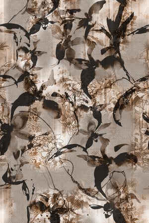 真丝印花华亿平台图片