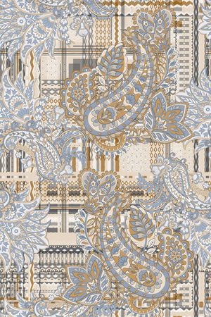 真丝印花华亿平台图片