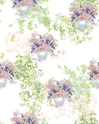 1613674-2025-4-20（绿叶丛花瓶小