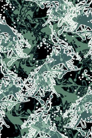 抽象印花华亿平台图片