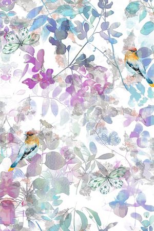 小清新印花华亿平台图片