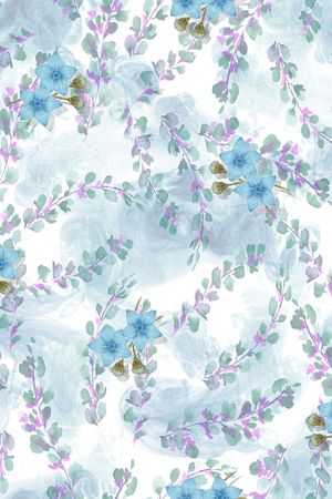 小清新印花华亿平台图片