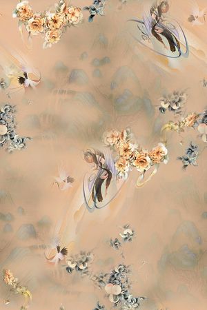 中国风印花华亿平台图片