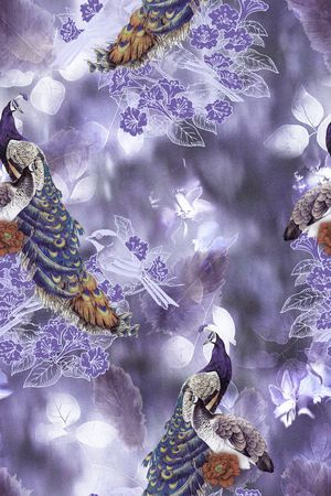 晕染肌理印花华亿平台图片