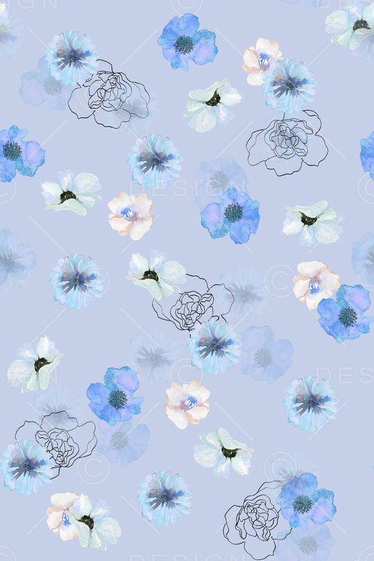 小清新印花华亿平台图片