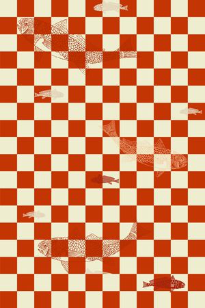 格子印花华亿平台图片