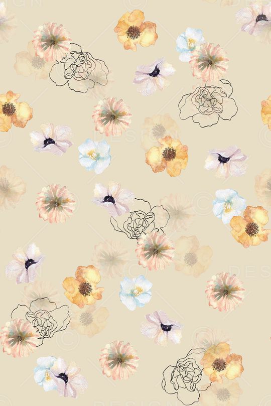 小清新印花华亿平台图片