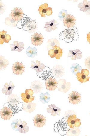 小清新印花华亿平台图片