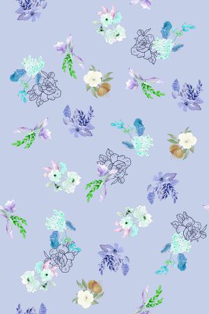 小清新印花华亿平台图片