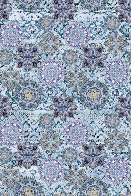 真丝印花华亿平台图片