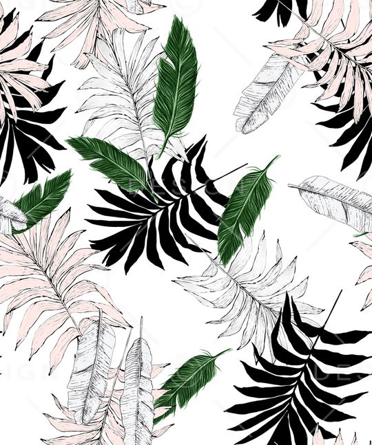 羽毛印花华亿平台图片