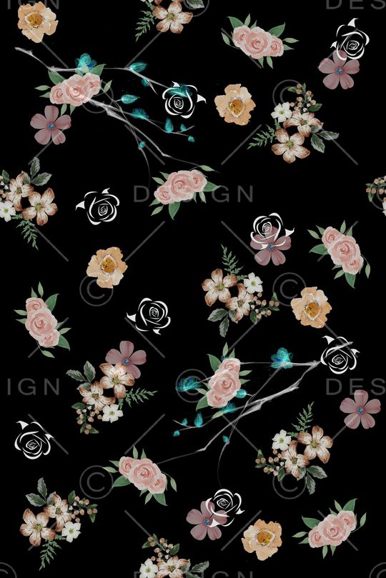 小清新印花华亿平台图片