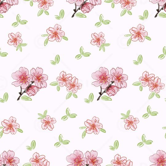 清爽底花卉印花华亿平台图片