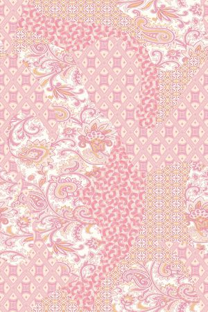 真丝印花华亿平台图片