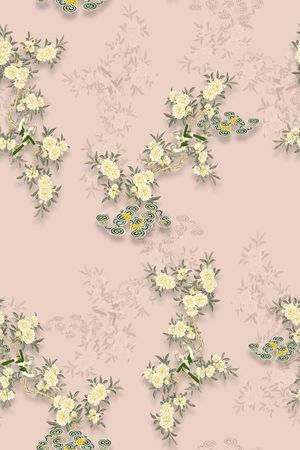 中国风印花华亿平台图片