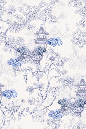 中国风印花华亿平台图片