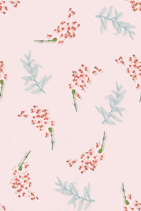 小清新印花华亿平台图片