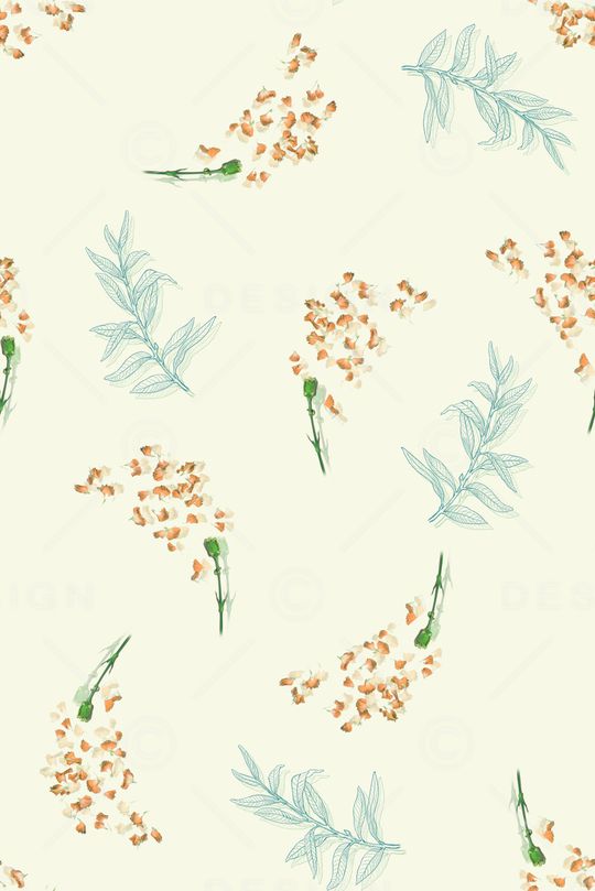 小清新印花华亿平台图片