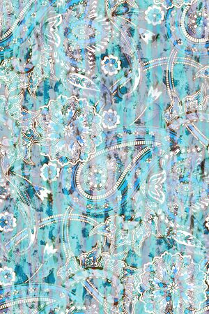 晕染肌理印花华亿平台图片