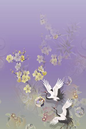 旗袍印花华亿平台图片