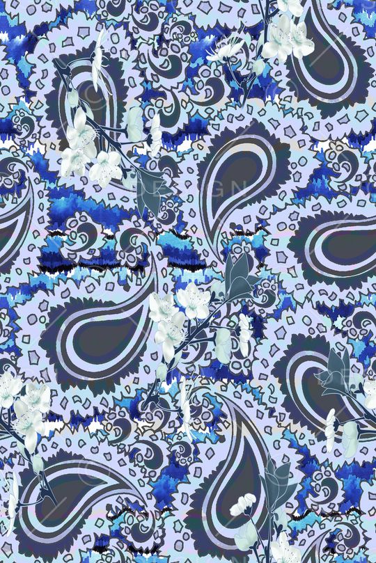 晕染肌理印花华亿平台图片