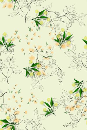 小清新印花华亿平台图片