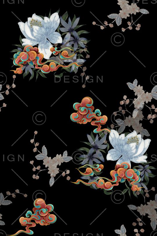 小碎花印花华亿平台图片