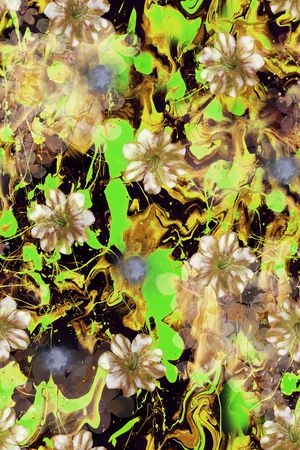 晕染印花华亿平台图片