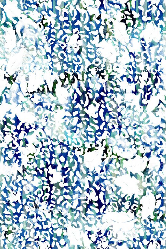 豹纹印花华亿平台图片