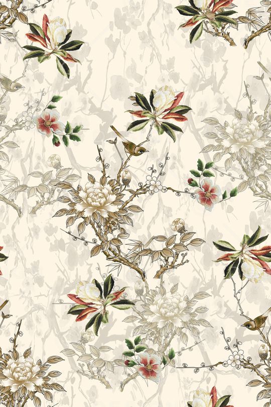 菊花印花华亿平台图片