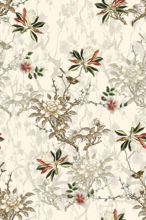 菊花印花华亿平台图片