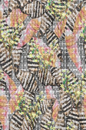 抽象底纹印花华亿平台图片