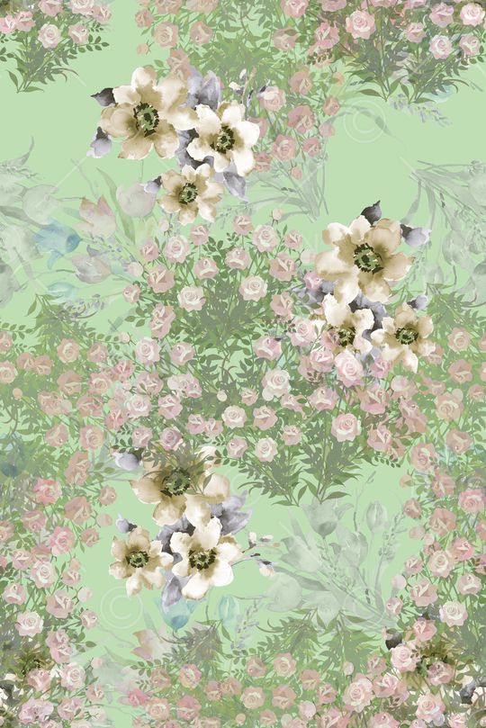 小碎花印花华亿平台图片