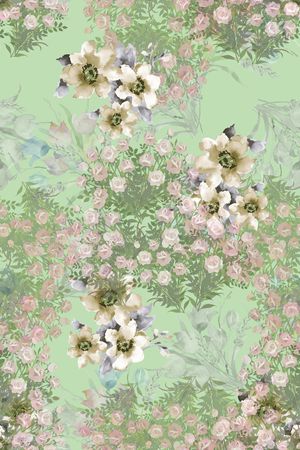 小碎花印花华亿平台图片