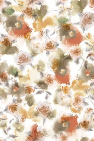 朦胧花卉印花华亿平台图片