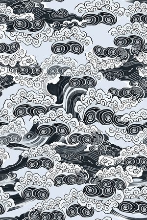 中国风印花华亿平台图片