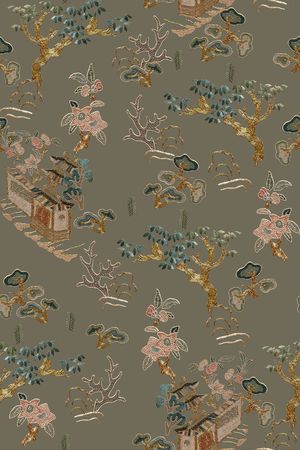 中国风印花华亿平台图片