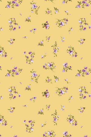 小碎花印花华亿平台图片