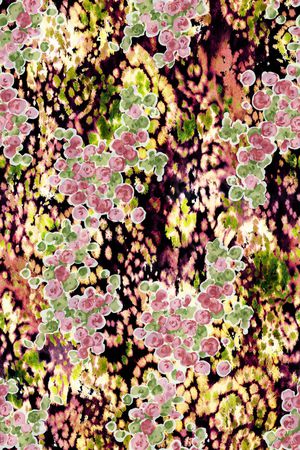 晕染肌理印花华亿平台图片