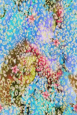 豹纹印花华亿平台图片