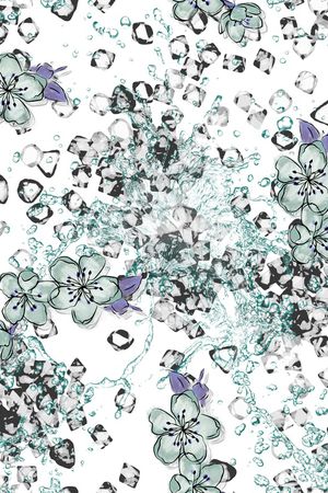 小碎花印花华亿平台图片