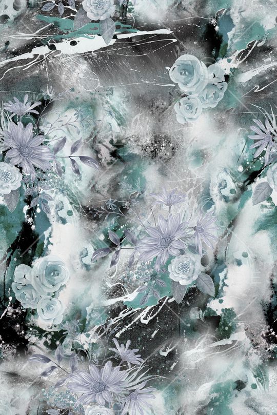 晕染肌理印花华亿平台图片