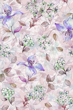 小碎花印花华亿平台图片