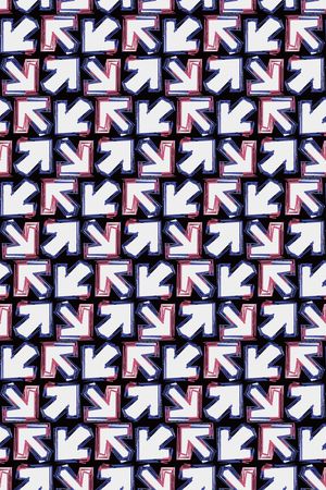 箭头印花华亿平台图片