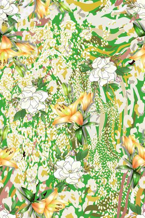 豹纹印花华亿平台图片